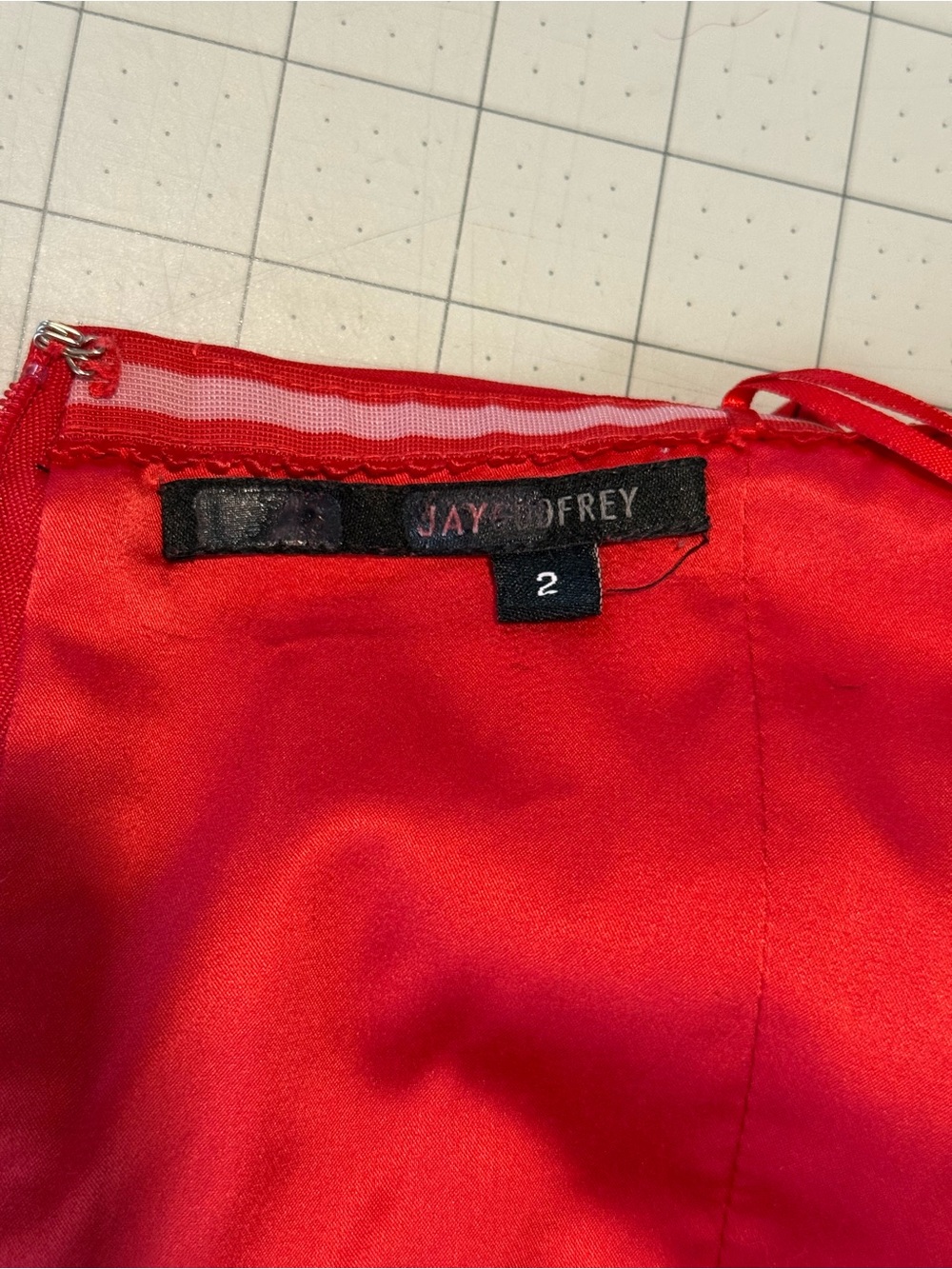 JayGodfrey Red Bianca Romper - Picture 5 of 10